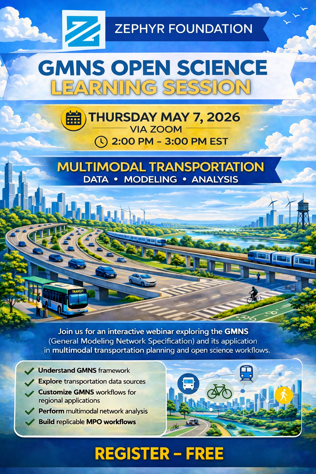 GMNS Learning Session Flyer